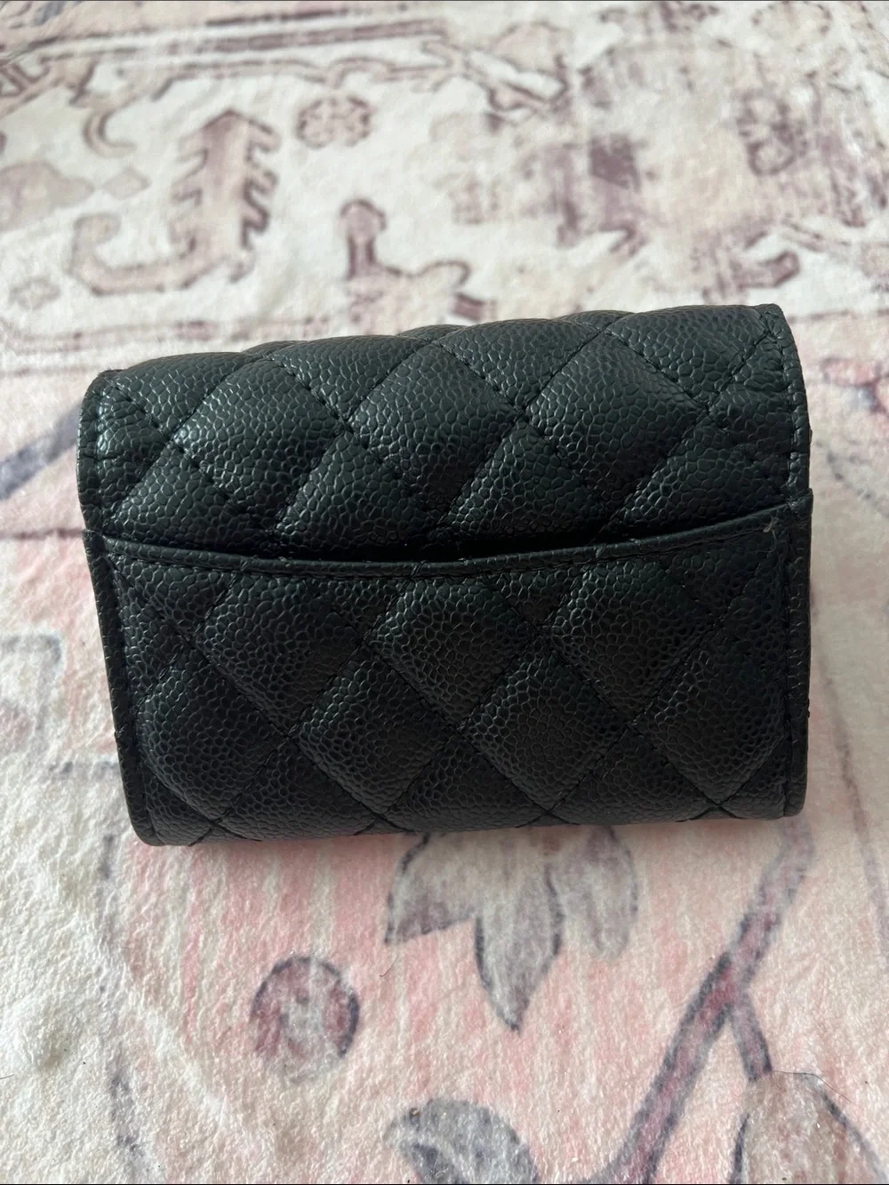 Quilted Leather cc Card Holder